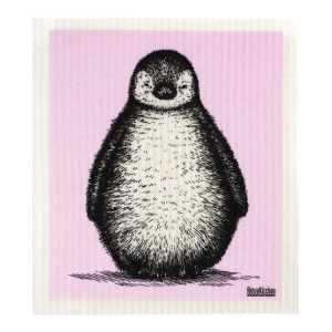 RetroKitchen Compostable Sponge Cloth - Baby Penguin